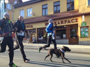 Zimowy Ultramaraton Karkonoski - finisz