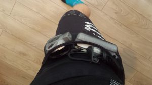 compressport trail short v2 kieszonki petzl nao